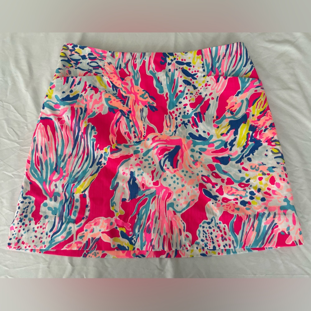 Lilly Pulitzer Marigold Skirt in Dragonfruit Sunken Treasure Print, Size 2